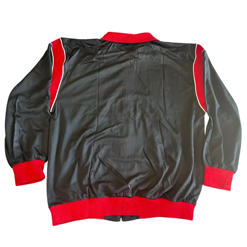 Vintage Y2K Jordan Craig Black Red Track Jacket Full Zip Size‎ 4XL - NEW